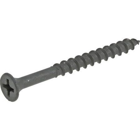 Hillman Wood Screw, #2, 8 in, Epoxy Coated Steel Flat Head Phillips Drive 48384